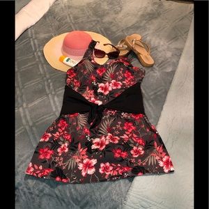 🌺New denim and Company floral swim dress🩱🕶🩴👒